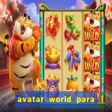 avatar world para colorir e imprimir